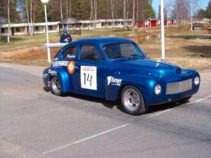 Volvo PV-Duett Motorhuv för racelås