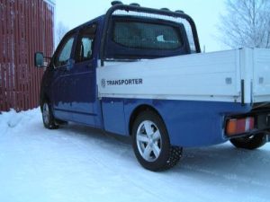 VW Transporter T4+T5+T6 Kjolpaket för dubbelhytt och kort flak