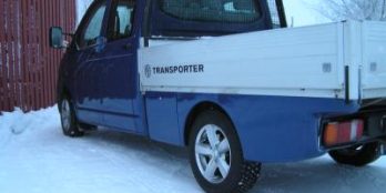 VW Transporter T4+T5+T6 Kjolpaket för dubbelhytt och kort flak