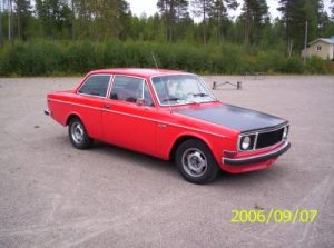 Volvo 140 Motorhuv för racelås