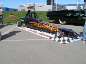 Junior dragster kaross