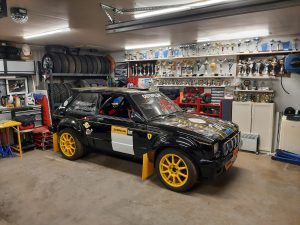 Toyota Starlet med ford escort mk1 framskärmsbreddare 73-89